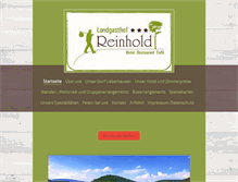 Tablet Screenshot of hotelreinhold.de